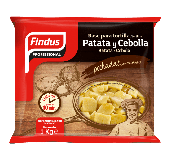 biografía Tan rápido como un flash ballet Base para tortilla: patata y cebolla pochadas – Hostelería Findus  Foodservices