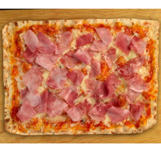 Pizza Jamón y queso premium 26x38cm